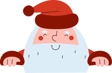 Smiling Santa Claus Portrait