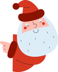 Jolly Santa Claus Portrait