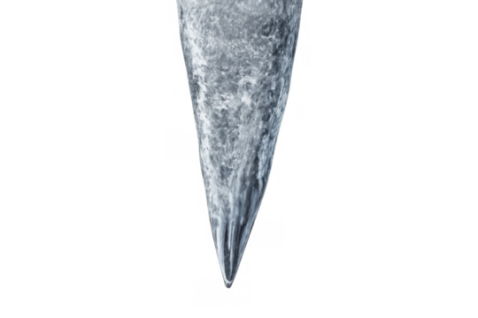 Icicle forming, sharp transparent ice structure representing natural winter freezing and cold environment