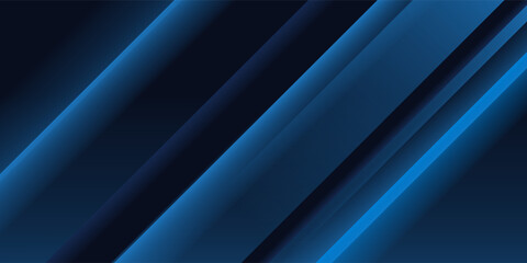 Obraz premium Dark blue modern business abstract background. Vector illustration design for presentation, banner, cover, web, flyer, card, poster, wallpaper, texture, slide, magazine, and powerpoint