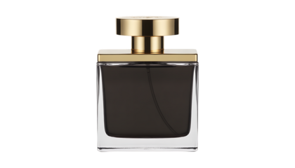 Dark perfume bottle