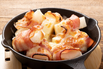 長芋ベーコン焼き