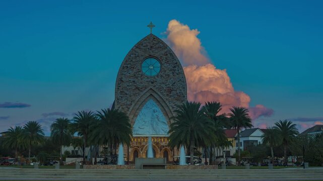 Ave Maria Florida Church at Sunset