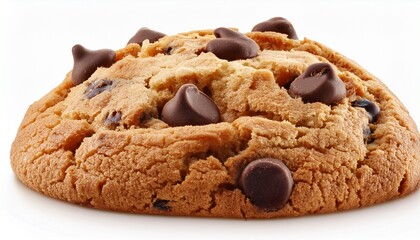 Chocolate Chip Cookie Isolated On Transparent Background