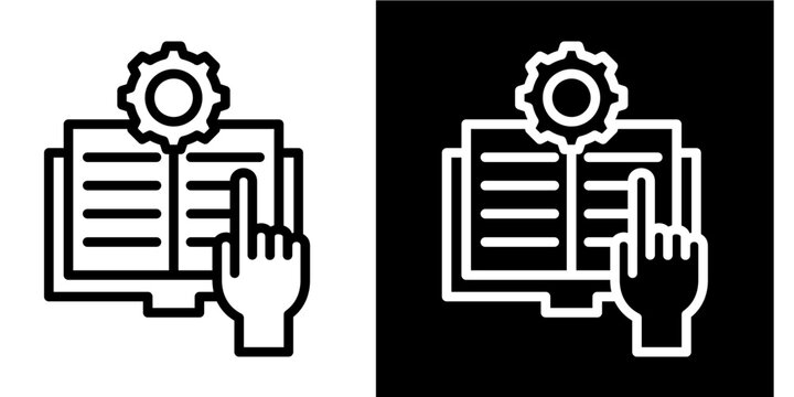 Manual Workaround  Icon Set White Mix Style Collection
