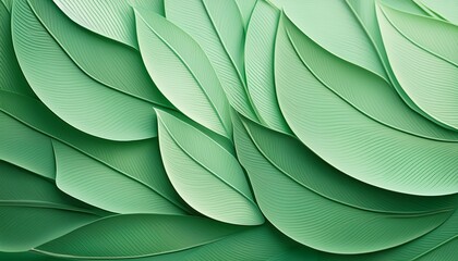 Serene Nature Inspired Background With Soft Green Hues And Leaf Patterns A Calming Design Featuring Soft Green Gradients With Delicate Leaf Imprints Creating A Natural And Refreshing Atmosphere
