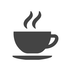 cup of hot coffee symbol pictogram 