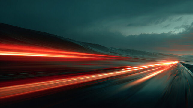 Visualization of the speed of light, with streaking beams, glowing particles, and abstract motion trails. A dynamic, futuristic concept blending physics, energy, and light-speed motion. - Powered by Adobe