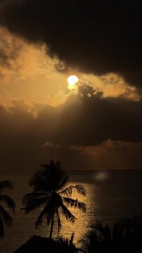 Sunrise over the sea