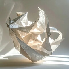 paper sculptures come alive with procedural folding animations and soft shado 