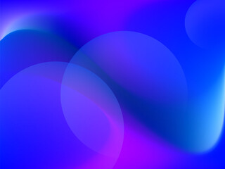 Vibrant Abstract Gradient Background with Soft Blurred Shapes in Blue and Purple