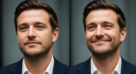 portrait of two businessmen