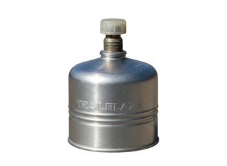 Trailblaze vintage metal gas tank container camping fuel reserve outdoors gear