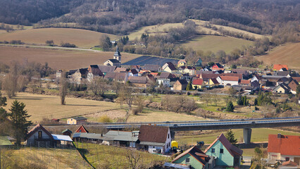Malerische Weinberge an Saale und Unstrut, Historisches Weinanbaugebiet Mitteldeutschland, Naumburg, Freyburg, Kulturlandschaft, Burgenlandkreis, Sachsen Anhalt, Deutschland