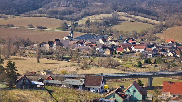 Malerische Weinberge an Saale und Unstrut, Historisches Weinanbaugebiet Mitteldeutschland, Naumburg, Freyburg, Kulturlandschaft, Burgenlandkreis, Sachsen Anhalt, Deutschland