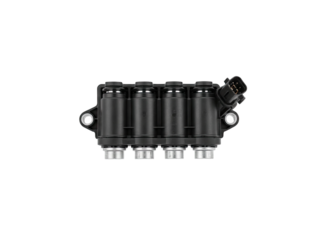 Fuel rail automotive engine part that distributes fuel to individual fuel injectors