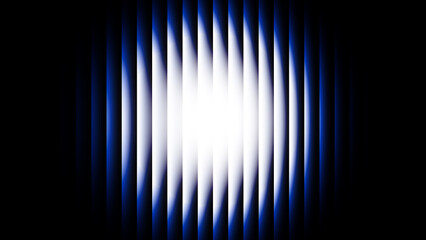 Glass Ripple Refraction Texture with White Light Core and Blue Edge Glow on Dark Background,...