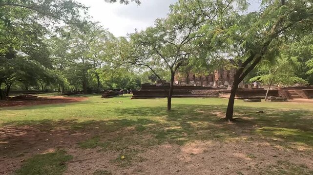 Remains of the Royal Palace built by King Parakramabahu, Polonnaruwa