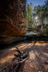 Cedar Falls in the Hocking Hills region of OHIO USA
