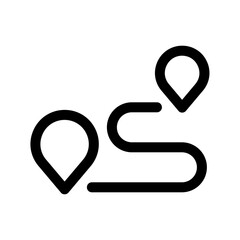 Map direction vector