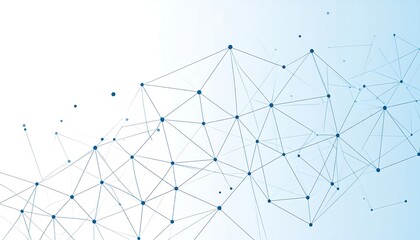 Abstract network background with connected dots and lines design.