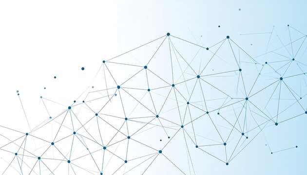 Abstract network background with connected dots and lines design.