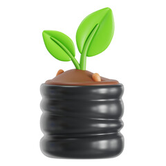 Polybag 3D illustration