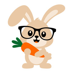 Easter Bunny with Carrot