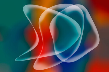 Modern color image design on background curves, color, pattern, background.