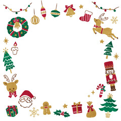 hand writing illustration of Christmas