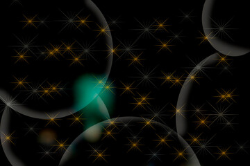 Modern drawing on light white circle lines background