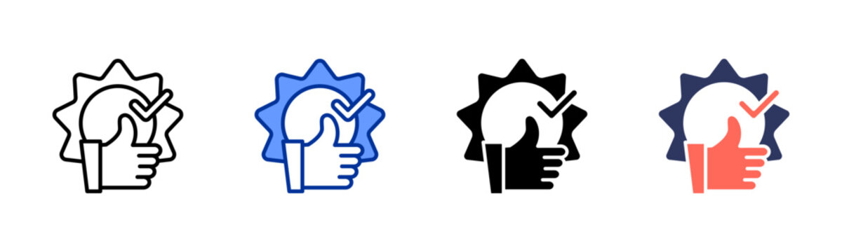 Recommended icon set multiple style collection
