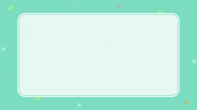 プラスの記号が移動するシンプルな背景アニメーション