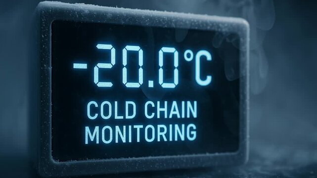 Cold Chain Logistics Ensuring Optimal Temperature Control and Monitoring in Warehouse for Product Integrity and Safety
