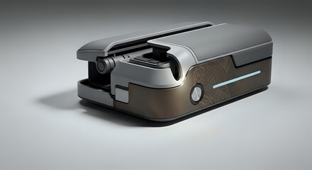 Sleek modern device offers advanced functionality for innovative solutions and a professional aesthetic, ideal for design, technology and product visualization projects