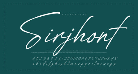  Elegant Signature Font. Best Alphabet Beautiful Calligraphy Signature Font 