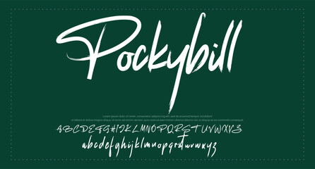 Hand drawn vector alphabet. Modern monoline signature script font. Elegant Signature Font. Best Alphabet Beautiful Calligraphy Signature Font lettering handwritten