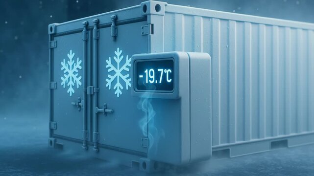 Cold Chain Logistics Ensuring Optimal Temperature in Warehouse Storage and Container Management for Product Integrity