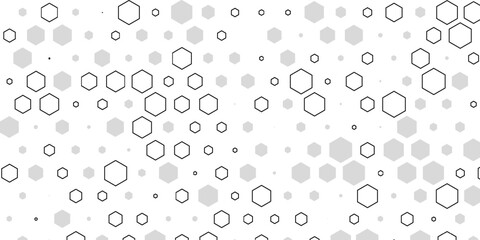 Hexagonal pattern cyberspace green background. Hexagon Grid tech pattern. Eps 10