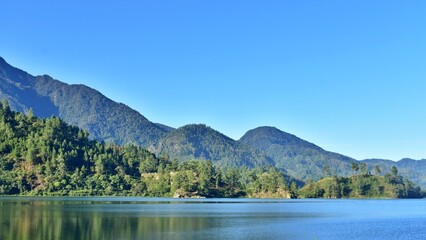 mountain lake in the mountains