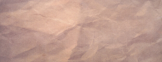 Old crumpled paper sheet, closeup