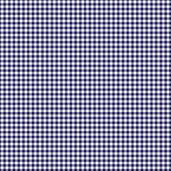 Classic Navy Blue and White Gingham Seamless Pattern Vector
