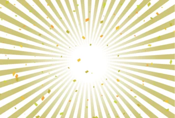 Fotobehang Beren スクリーントーン　金　模様　背景  © J BOY