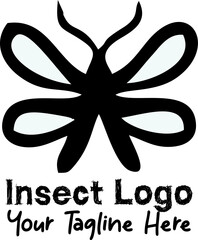 A collection of detailed insect silhouettes insect Logo insect vector depicting various bugs and flying insects suitable for design elements and educational resources