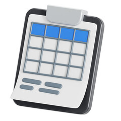 Score card 3D illustration