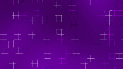 Purple Grid Line Background with Minimal Geometric Light Pattern