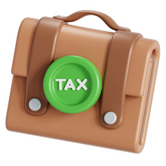 Income tax 3D illustration