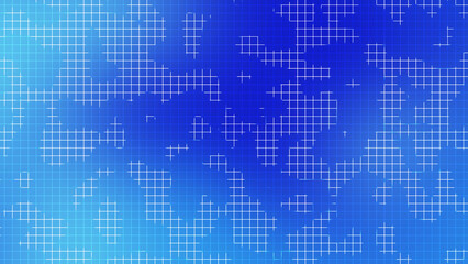 Light Blue Grid Line Abstract Background with Modern Digital Texture