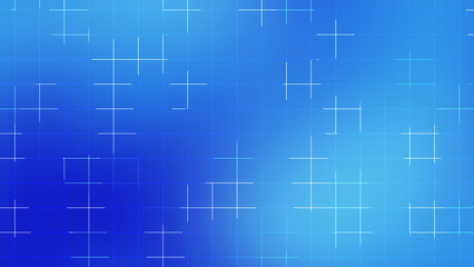 Blue Grid Line Abstract Background with Soft Digital Light Pattern