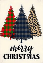 Merry Christmas, tree, text,generative ai